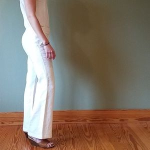 White Linen pants by Loft